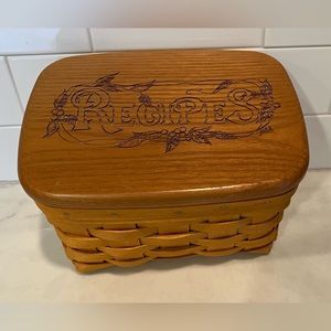 Longaberger recipe basket